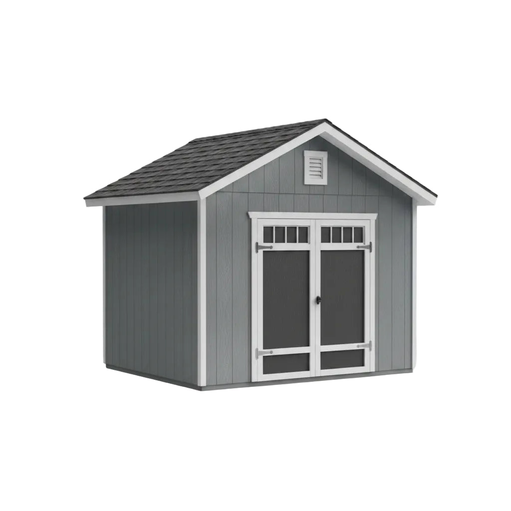 Interior space of Omaha 12x20 shed showing large storage layout for equipment
